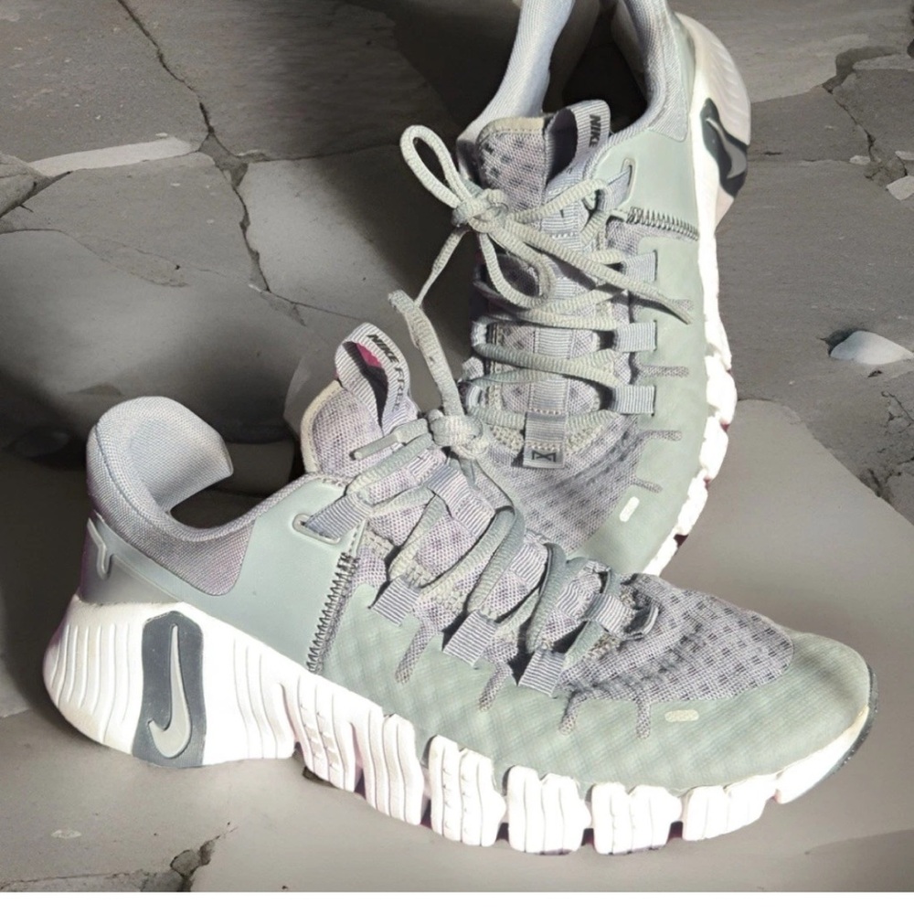 Nike Free Metcon 5 TB Gunsmoke Grey White Black FN6616-001 sz8 Crossfit